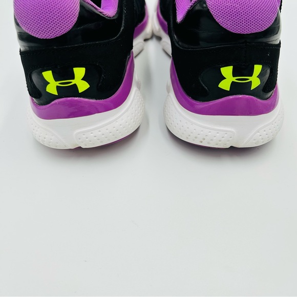 Under Armour Micro G Assert 5 Trainers Black and Purple Women Size 8.5 - Picture 10 of 11